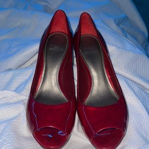 Alex Marie red high heels